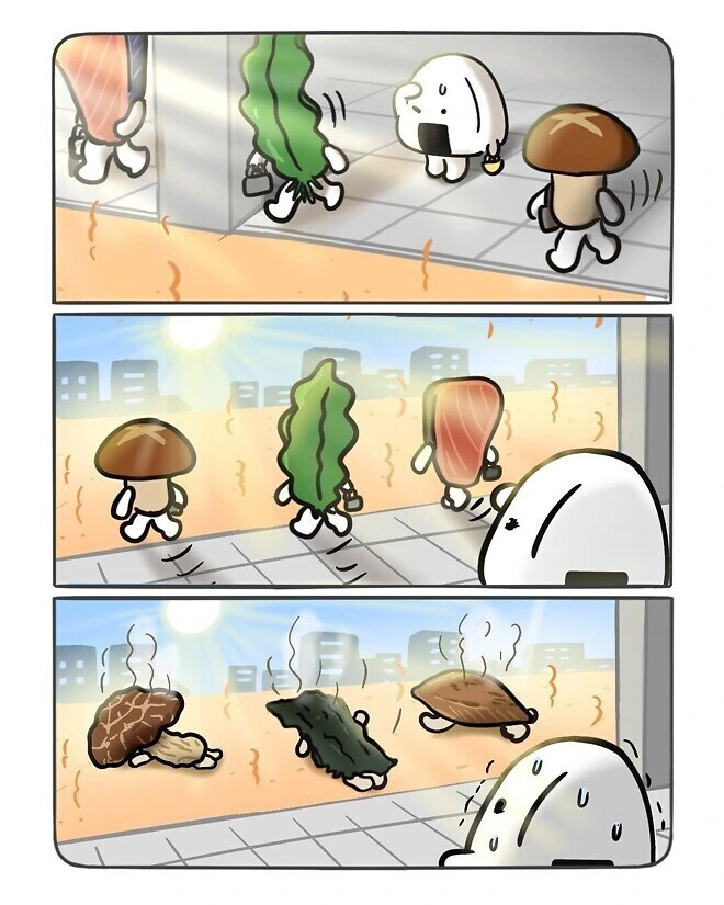 일본의 여름을 표현한 만화