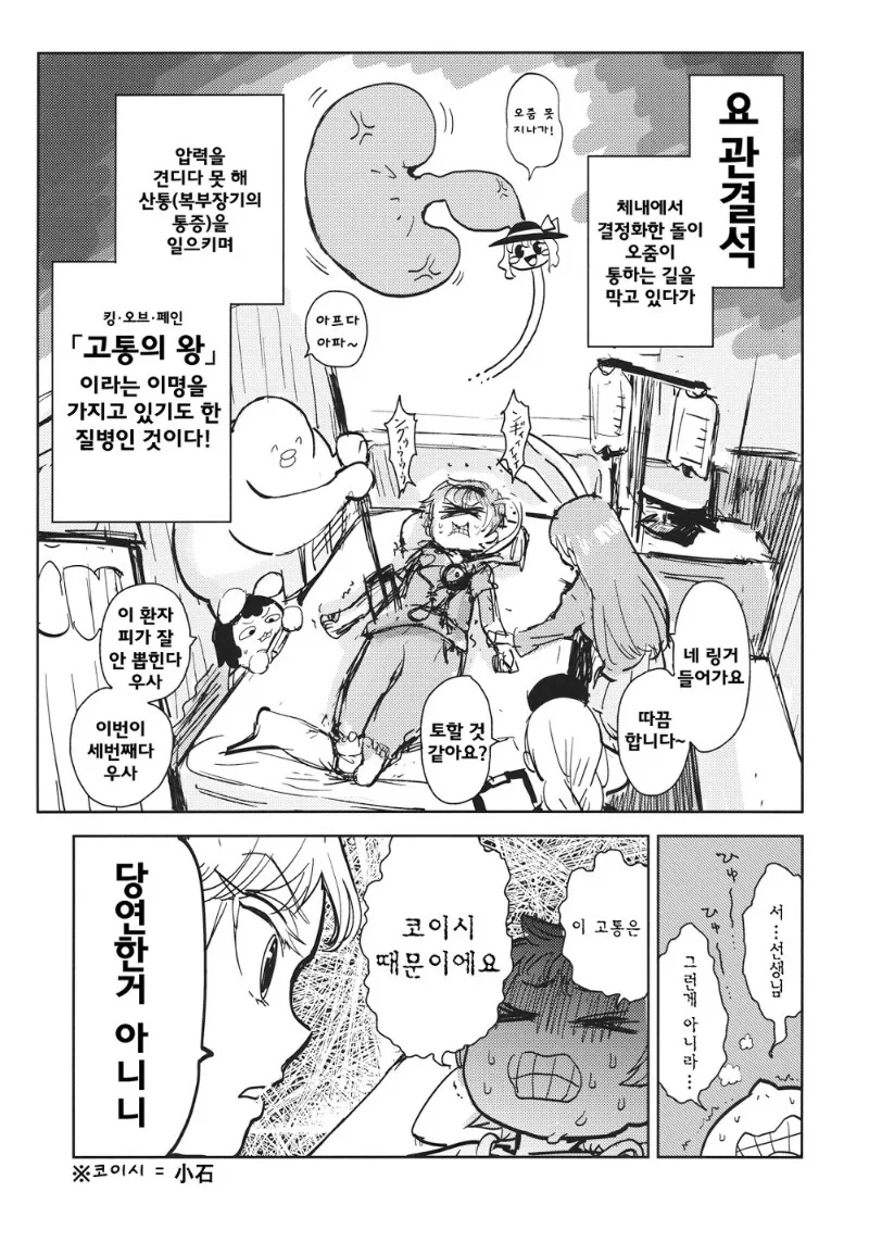 동방) 야밤에는 요로결석 걸리는 만화.manga - 이미지 9