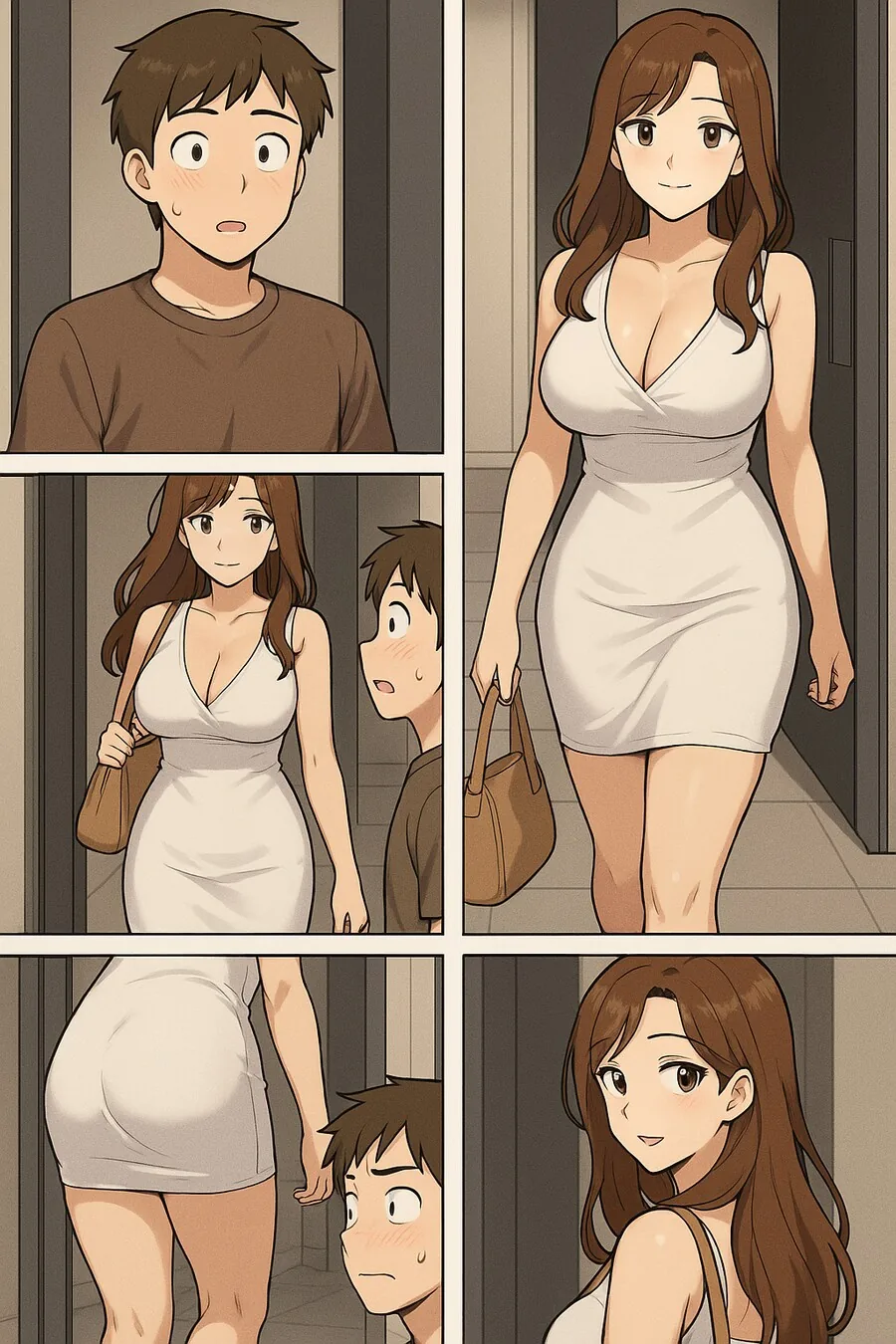 지피티야 동탄 ㅁㅅ녀 6컷 만화 그려줘.jpg