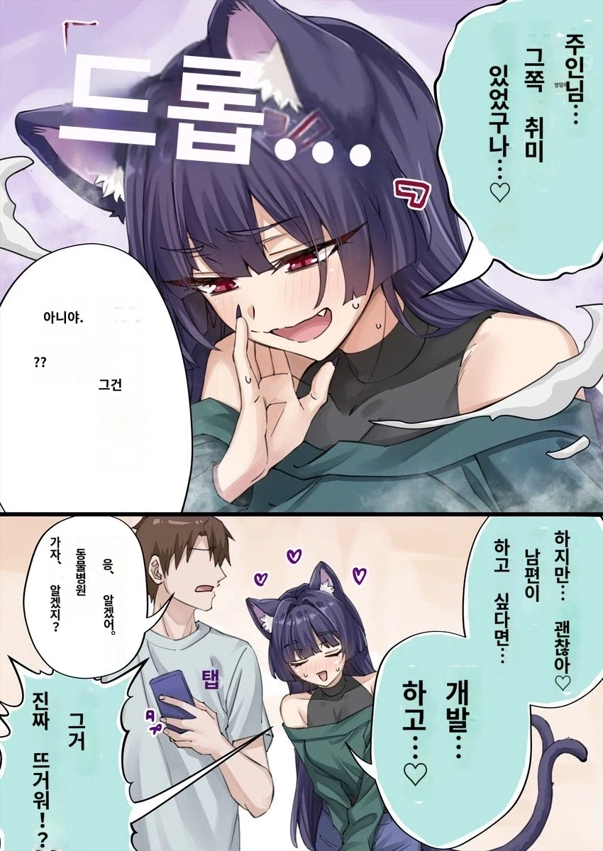 고양이 ㅇㄷ이를 막대기로 쑤시는.manhwa - 이미지 4
