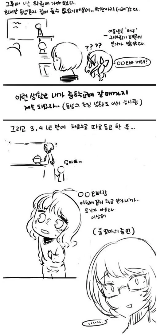여동생 공감 만화 - 이미지 2