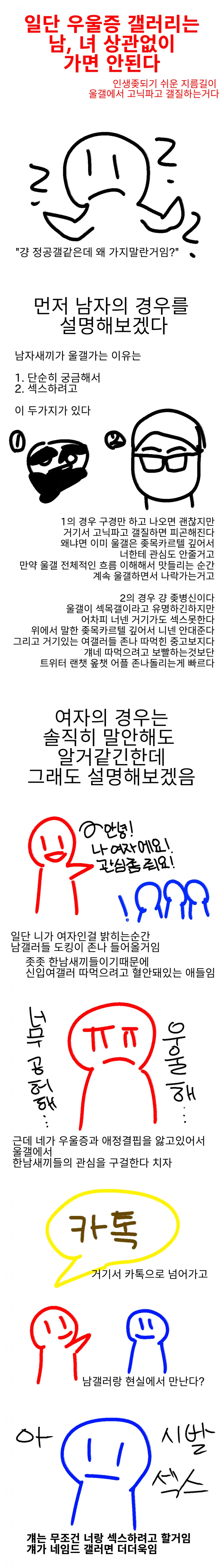 우울증 갤러리의 실체 만화.manhwa - 이미지 2