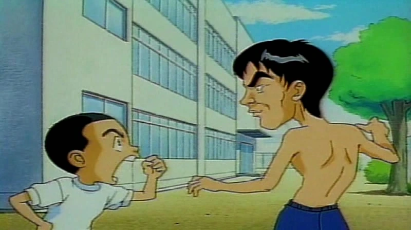 괴짜가족 학생을 때리는 선생
