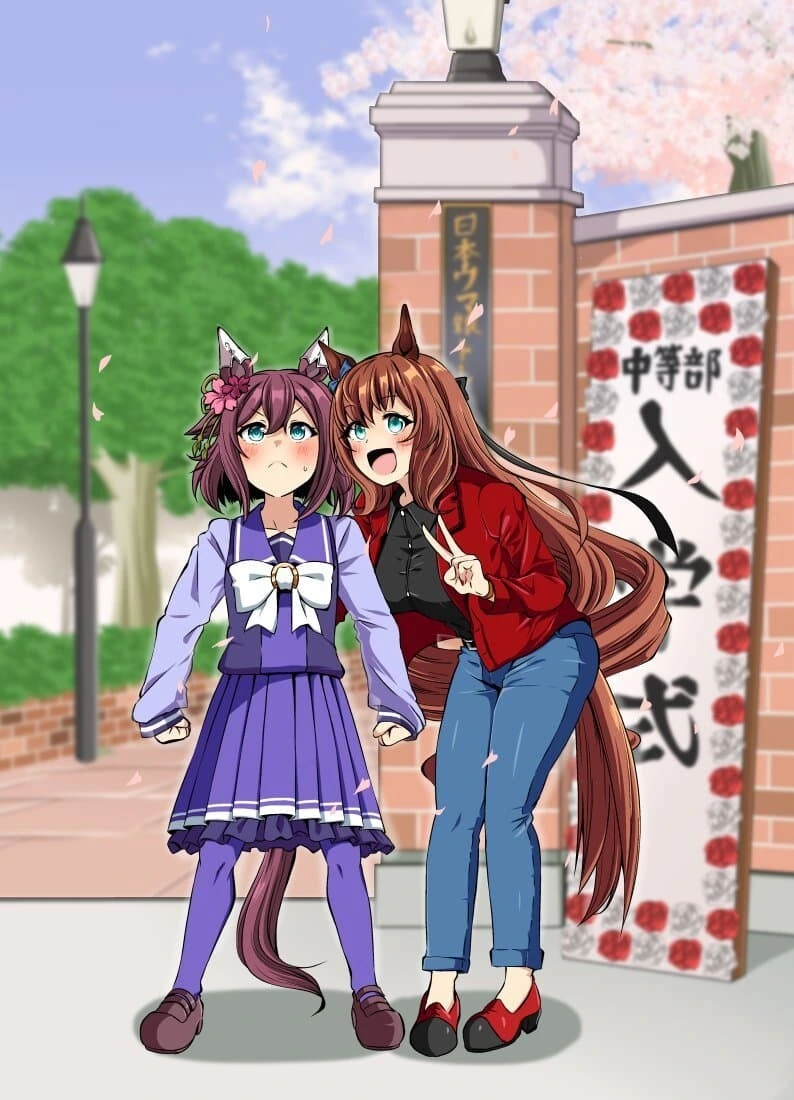 말딸)마루젠 마마와 치요의 입학식 - 이미지 3