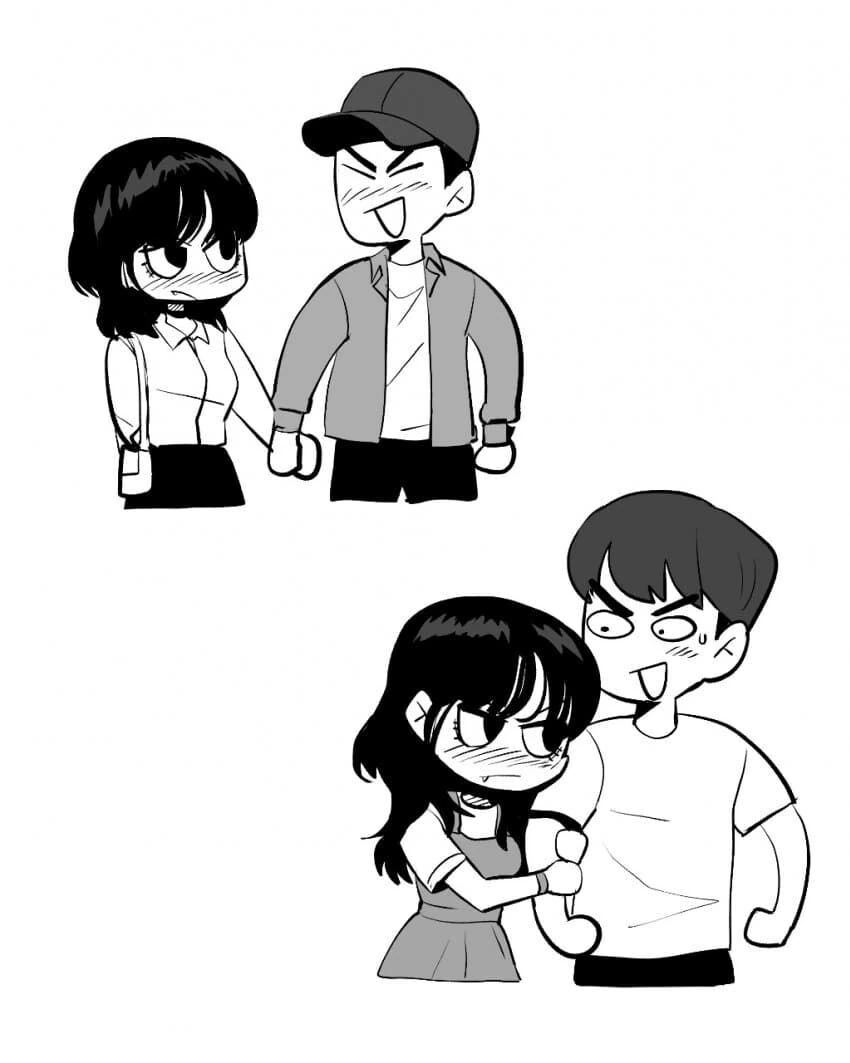 숏컷녀가 철벽치는 만화.manhwa - 이미지 5