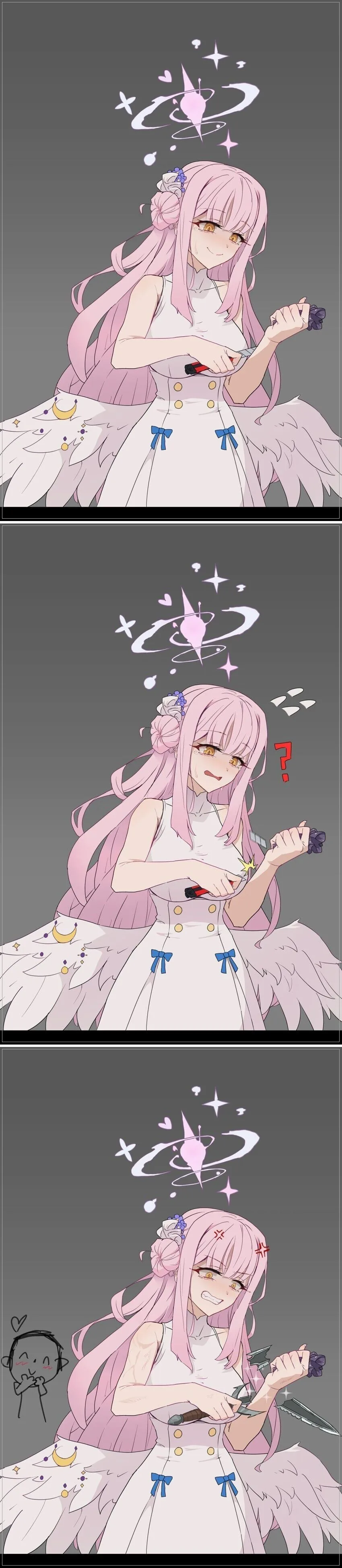 선생의 사랑을 얻지 못해 스스로 삶을 마감하려는 미카 만와.manga