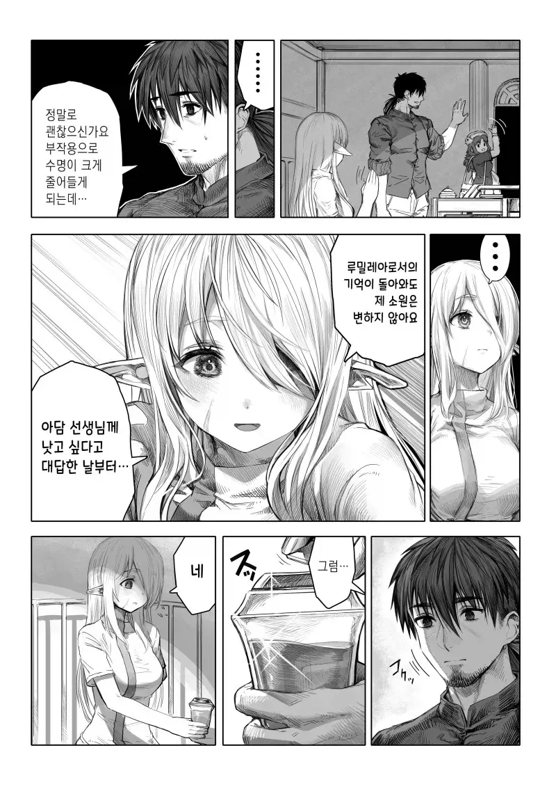 너덜너덜한 엘프와 약장수.....manwha - 이미지 9