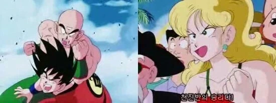 드래곤볼) 천진반한테 반한 런치