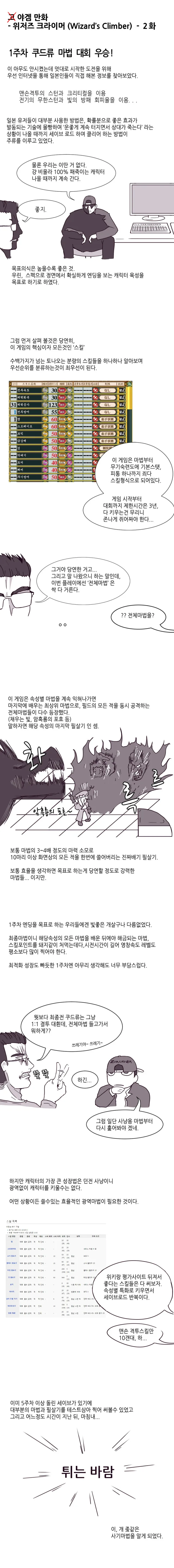 [야YA겜리뷰 만화] 위저즈 클라이머 - 2