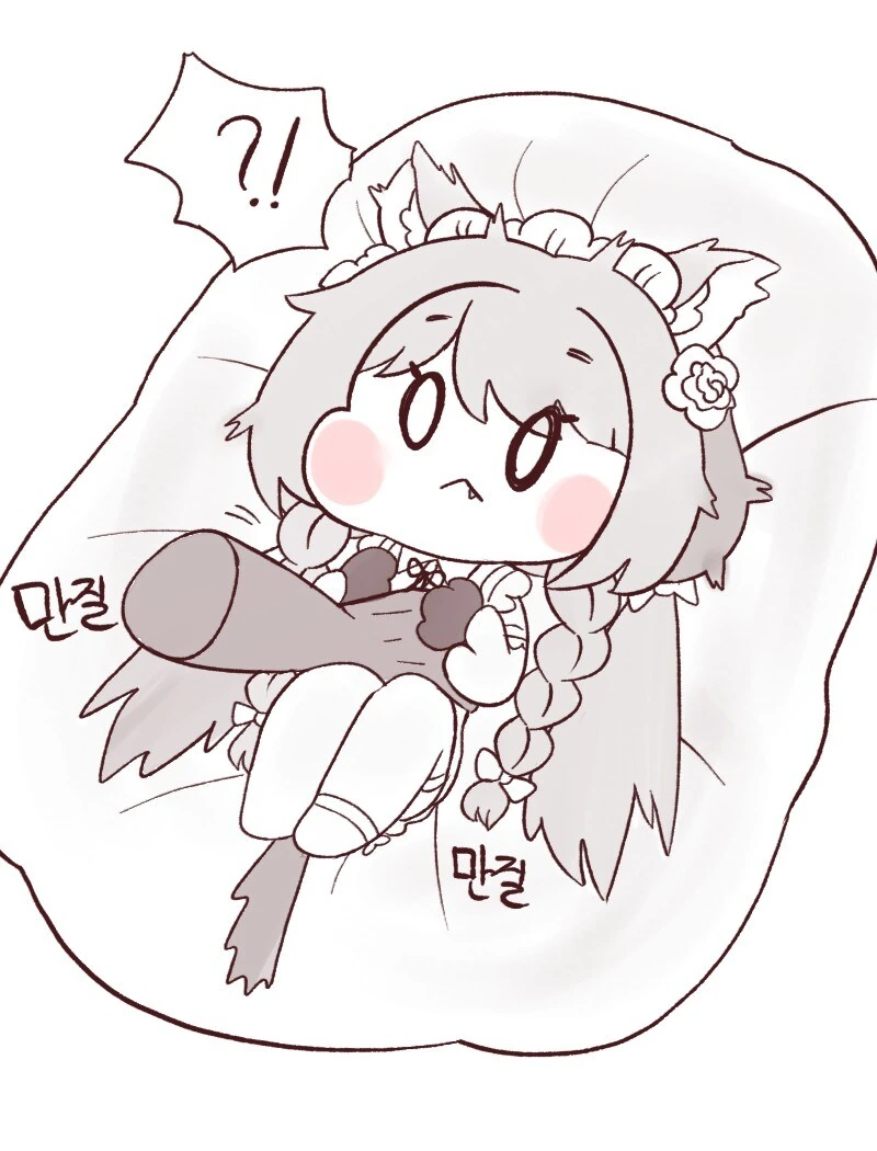 고양이 배 만지기 만화 - 이미지 2