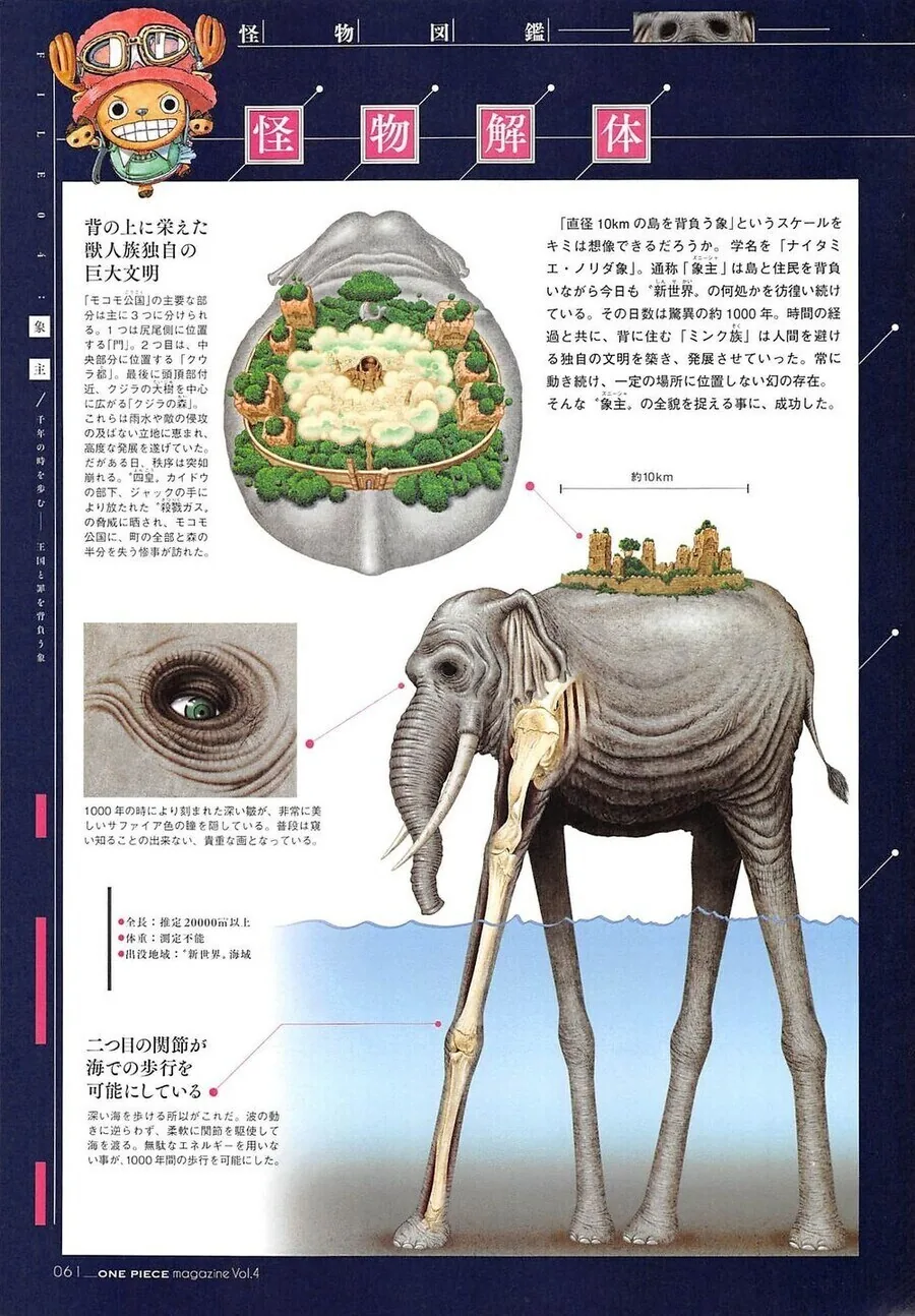 원피스) 커도 너무 큰 생물