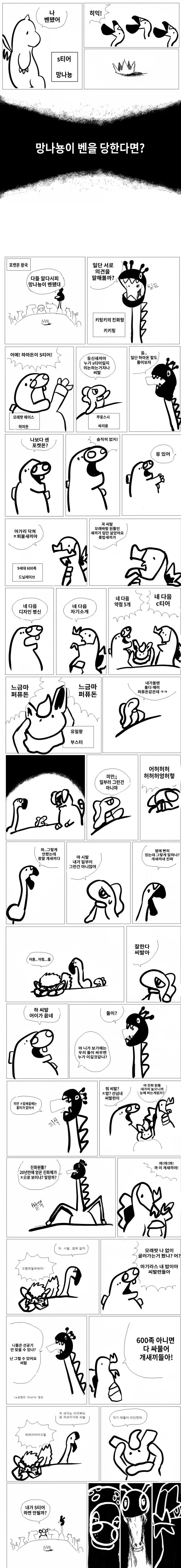 포켓몬) 망나뇽이 벤을 당한다면?.manhwa