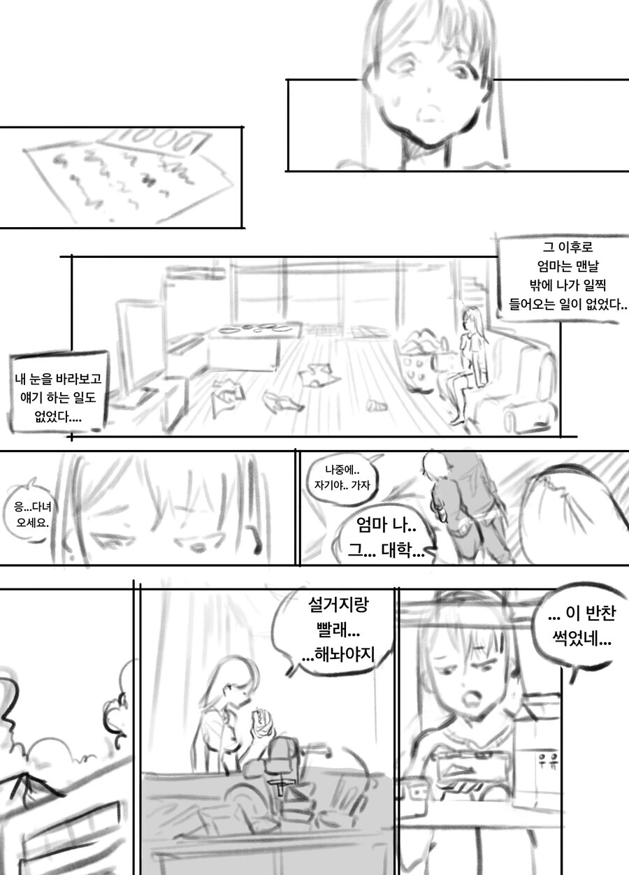 유족의 기억으로 죽은사람을 재현하는 로봇 만화 - 이미지 5