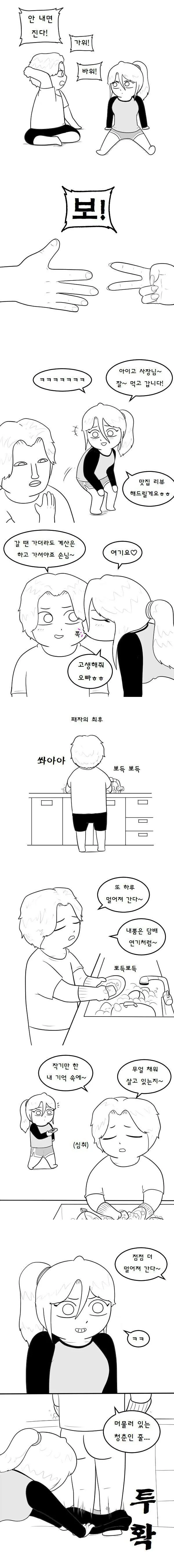 여친 자취방에 불러서 ㅅㅅ하는 만화 - 이미지 3