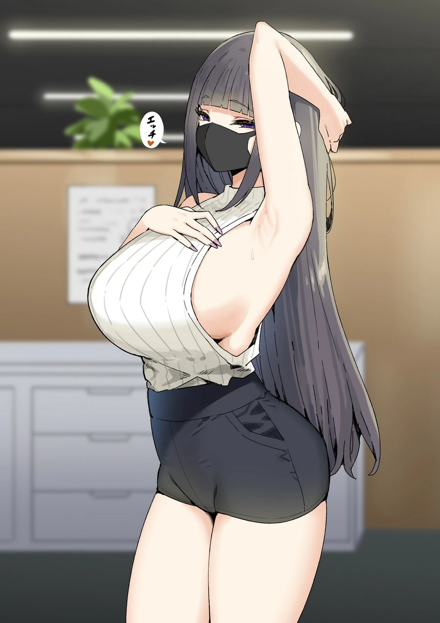 2D) 눈 마주치니까 겨드랑이 보여주는 눈나 - 이미지 2