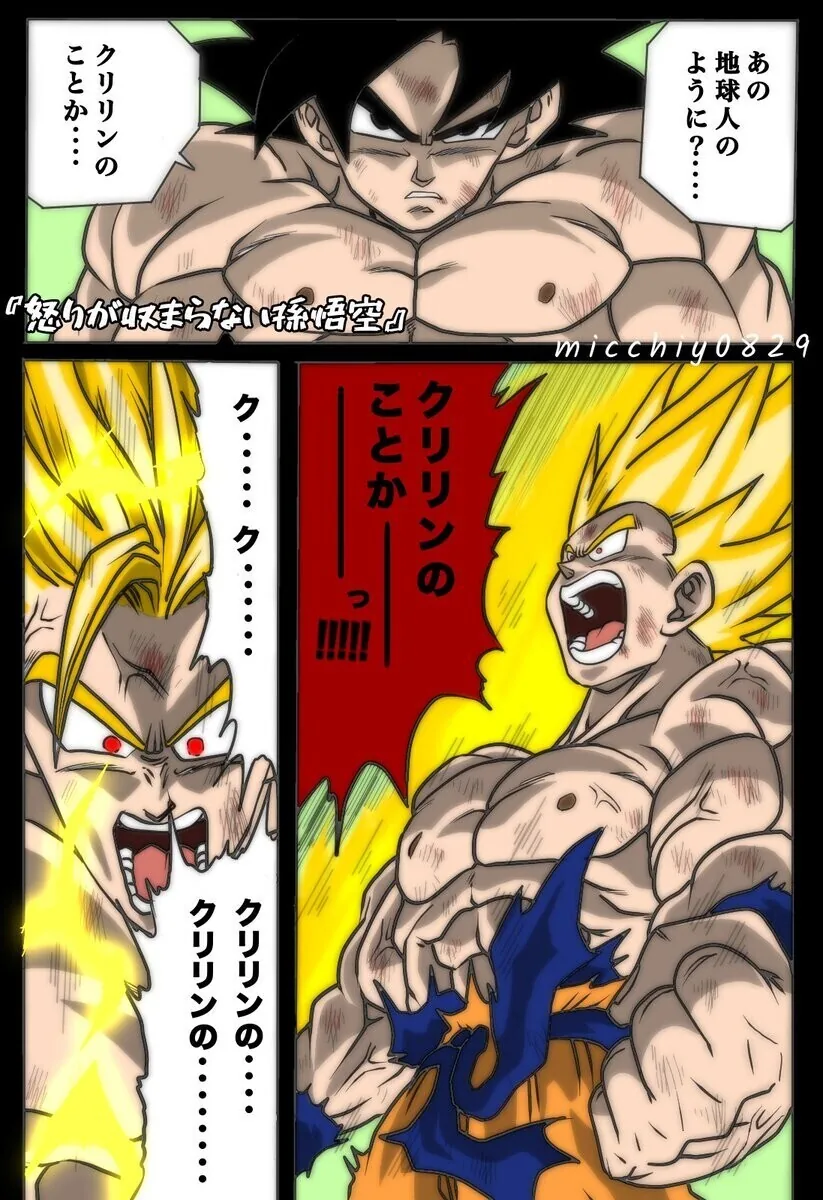 드래곤볼) 오공과 프리더 manhaw