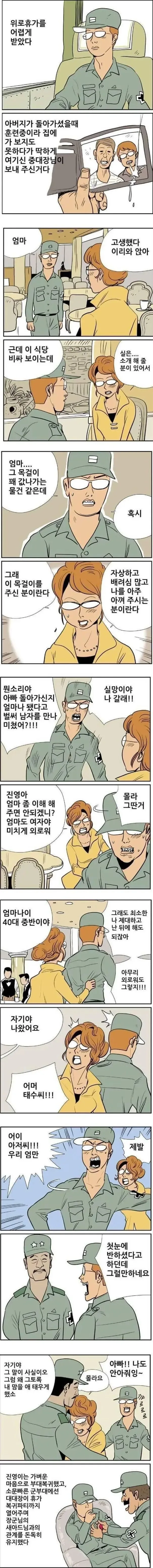 엄마의 새남자 반대하는 만화