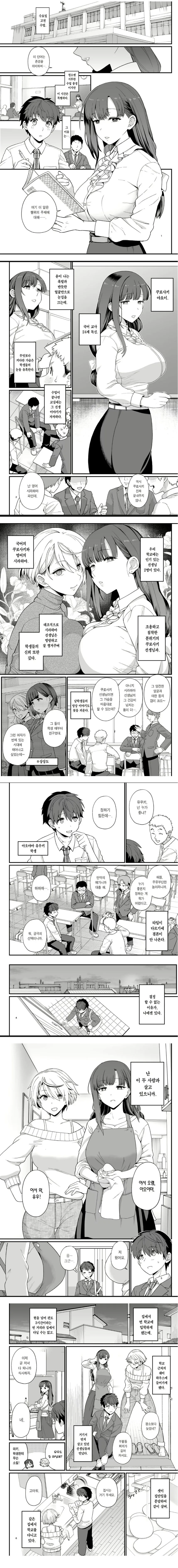 학교에 인기있는 선생님과 사는 학생.manhwa