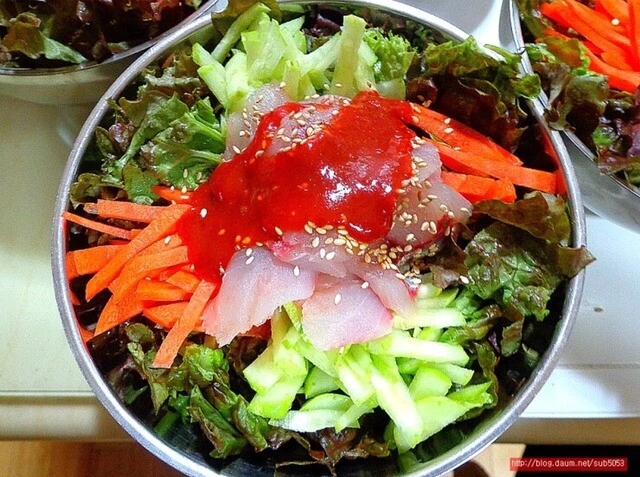 한국 회덮밥 먹는 만화.manwha - 이미지 6