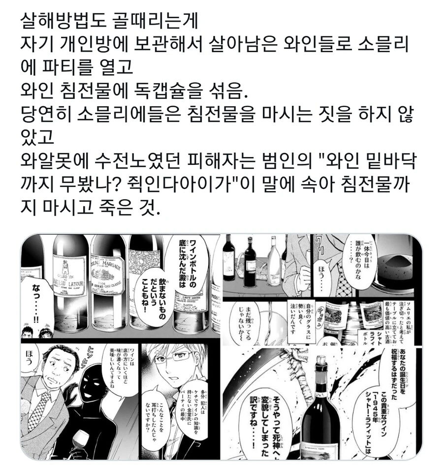 추리 만화에 나온 살인동기와 살해방법 - 이미지 2