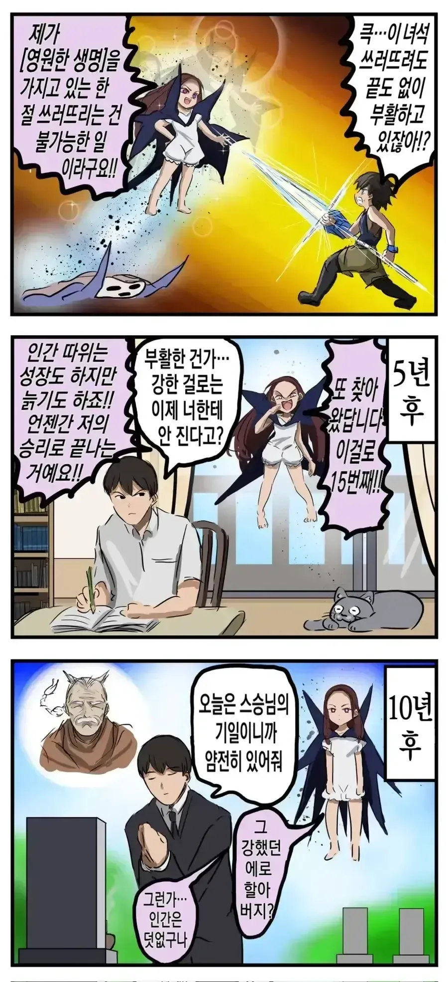 불로불사의 마왕을 쓰러트리는법.MANGA