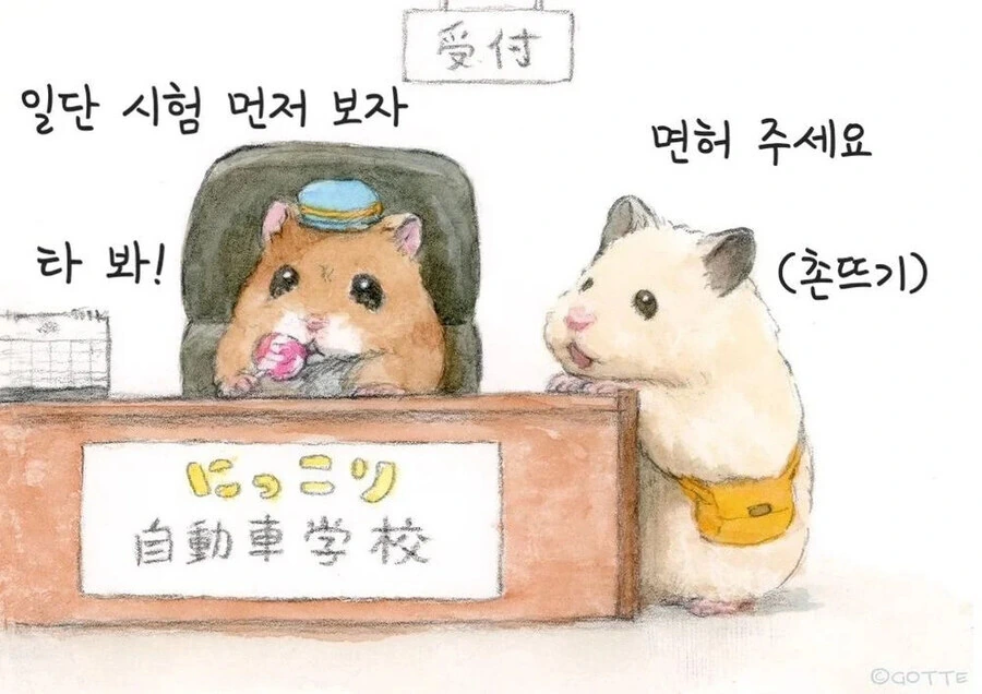 운전면허 따는 햄스터.manwha - 이미지 3