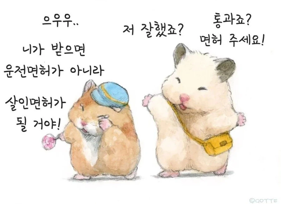운전면허 따는 햄스터.manwha - 이미지 5