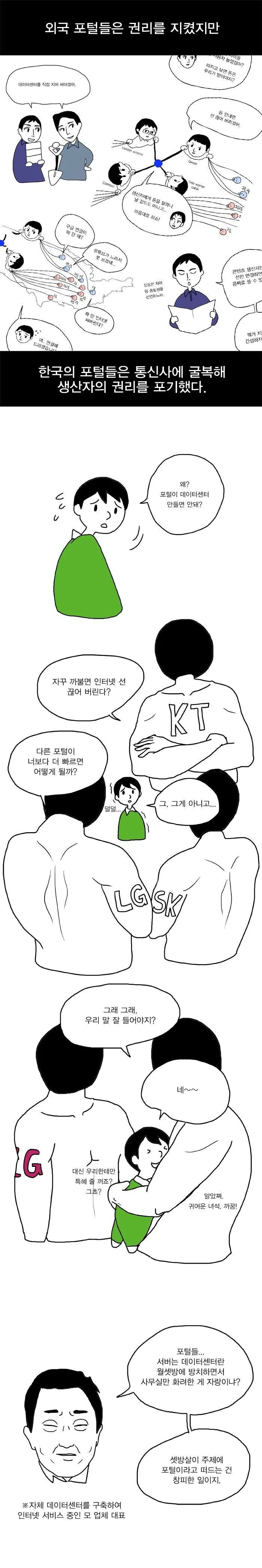 10년전에 망사용료 사태를 예언했던 만화