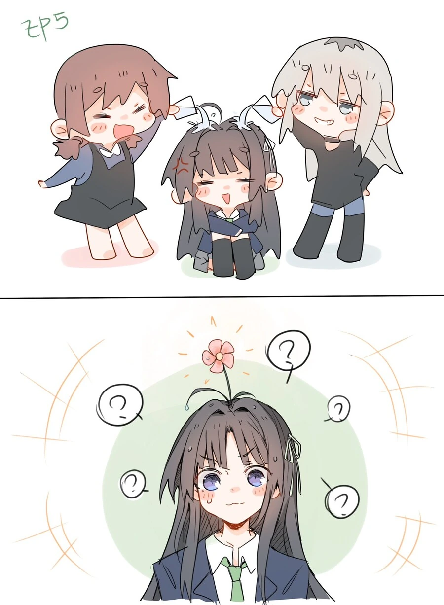 걸즈 밴드 크라이) 이 셋이 너무 귀여워