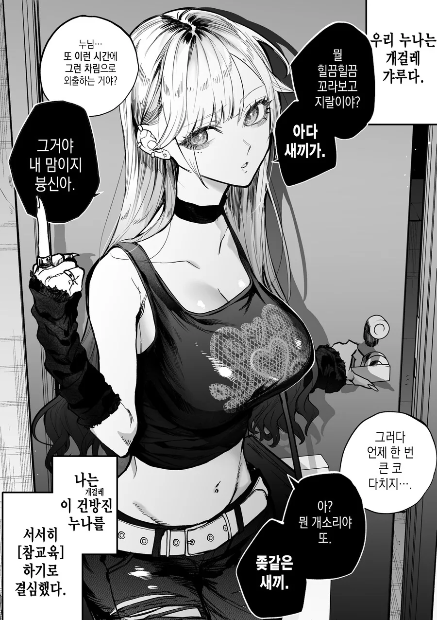 갸루 누나 참교육 하는 만화