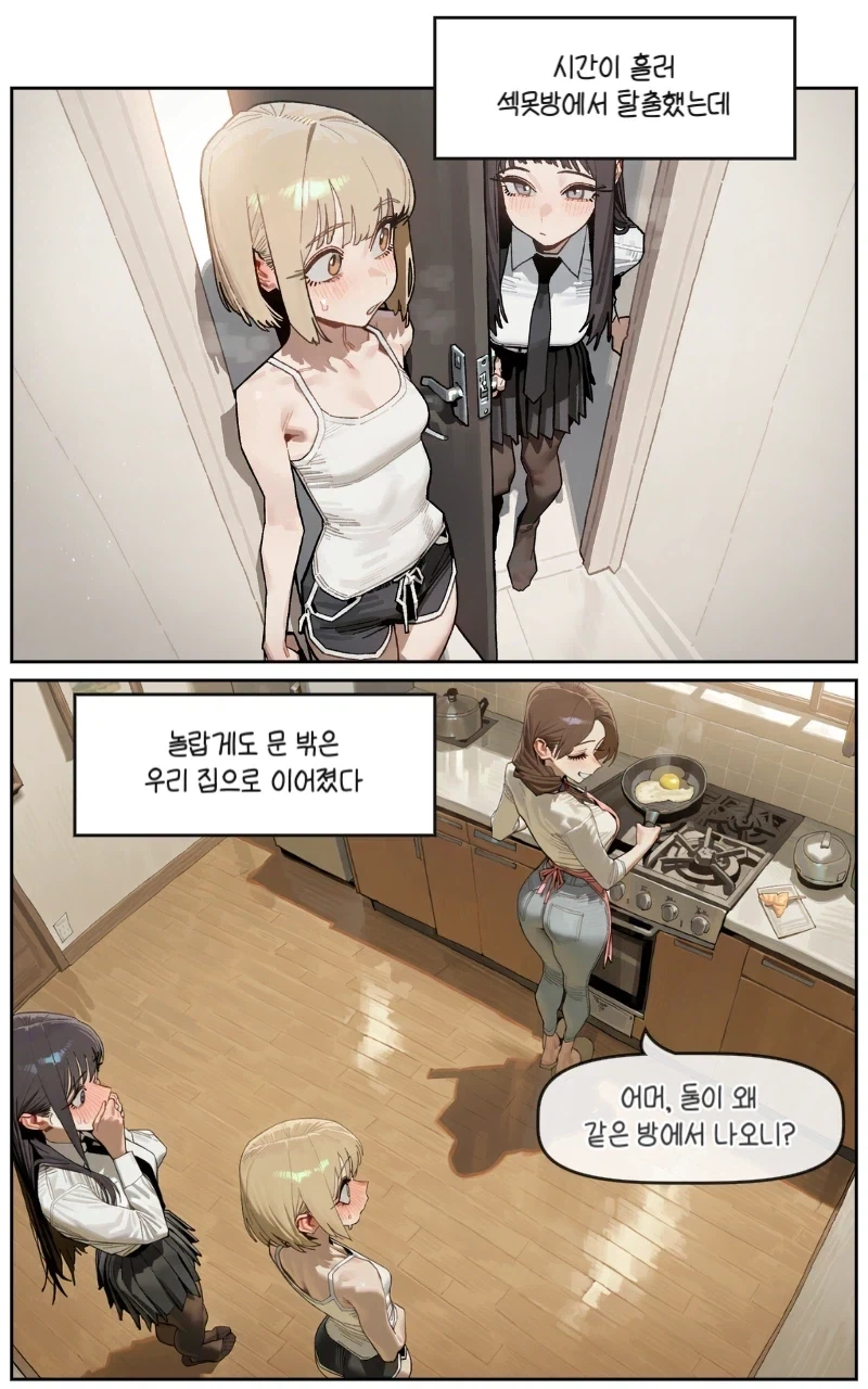 백합)바람핀 전여친과 ♥못방에 갇힌 만화 - 이미지 8