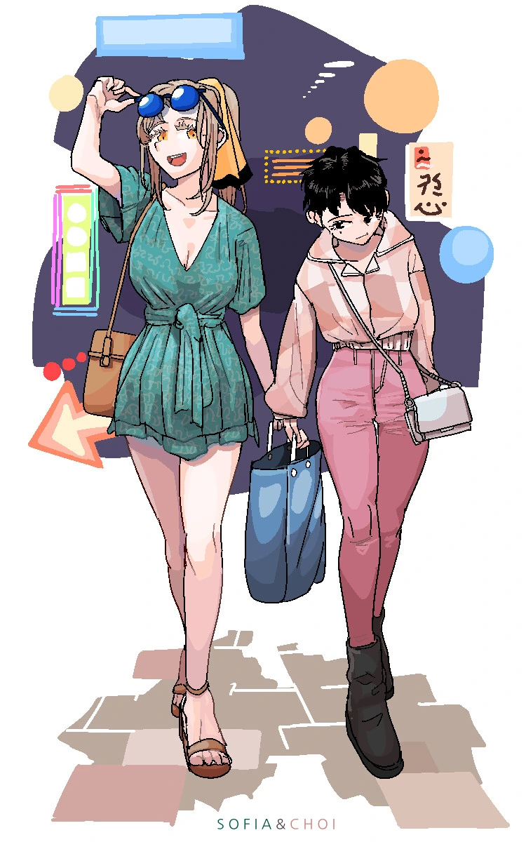 반바지 작가님의 휴식을 즐기는 ♥시여자요원들.manga - 이미지 3
