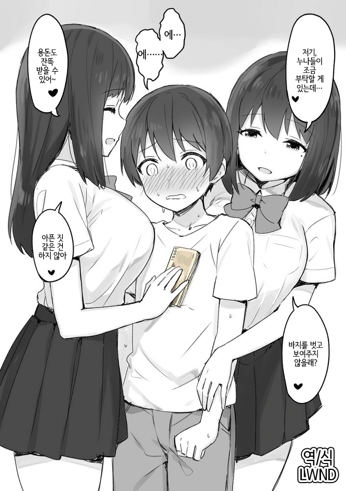 누나들이 부탁할게 있는.manga