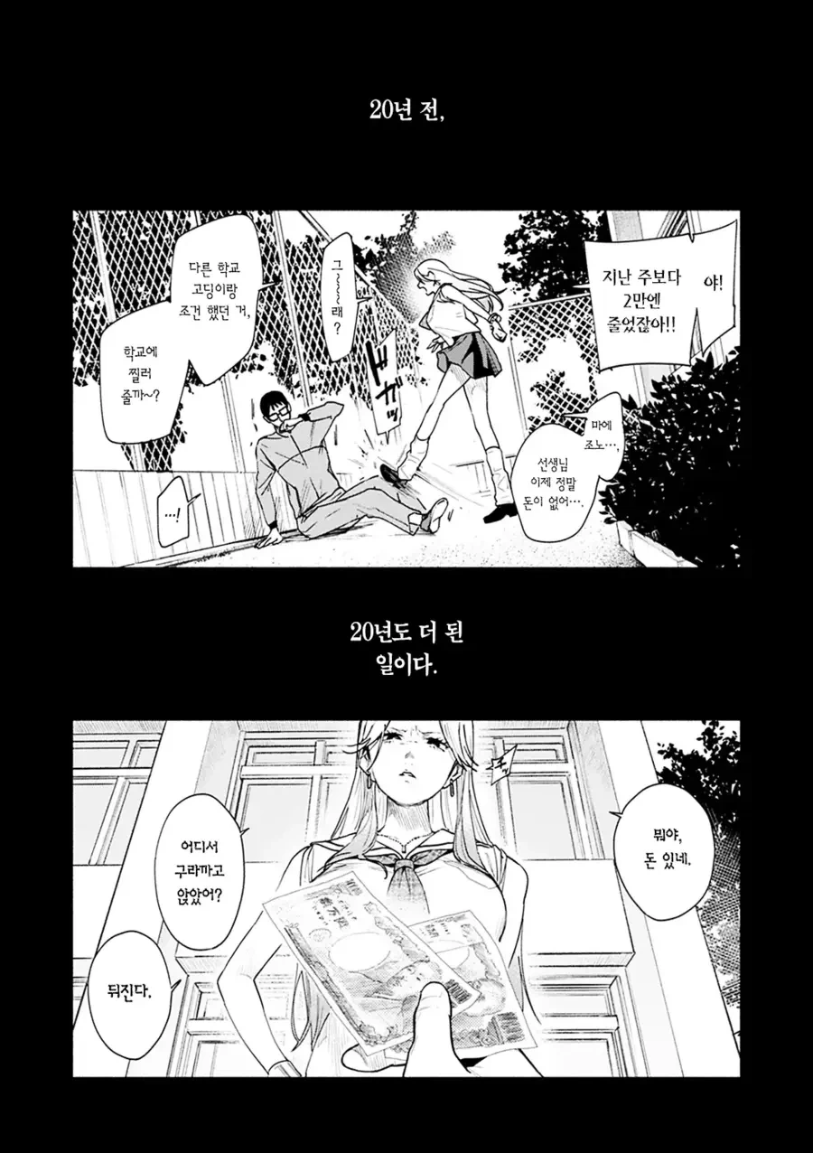과거에 자신을 괴롭힌 학생에게 복수하는 만화.manhwa