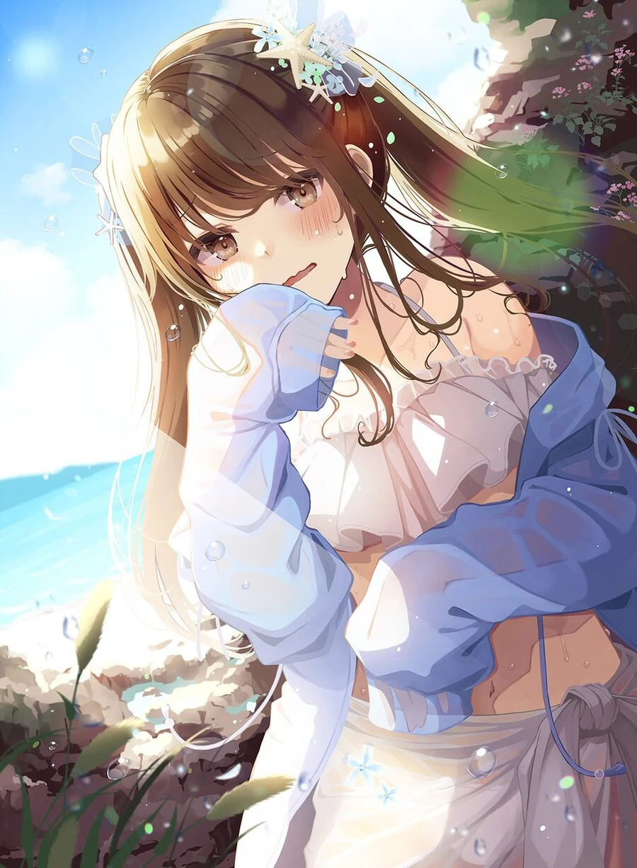 여장) 커플이 바다로 알바 가는.manga - 이미지 24