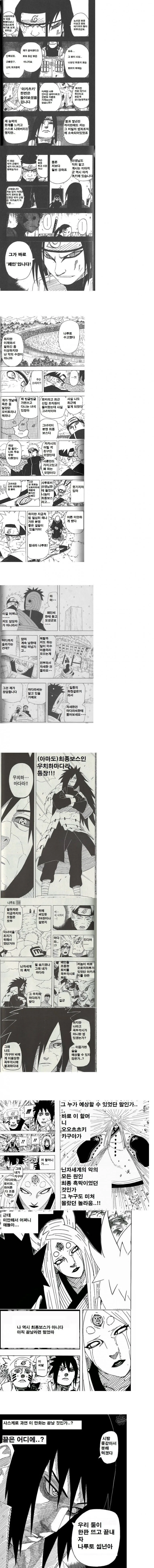 나루토)이 만화 내용을 요약해보자.manga
