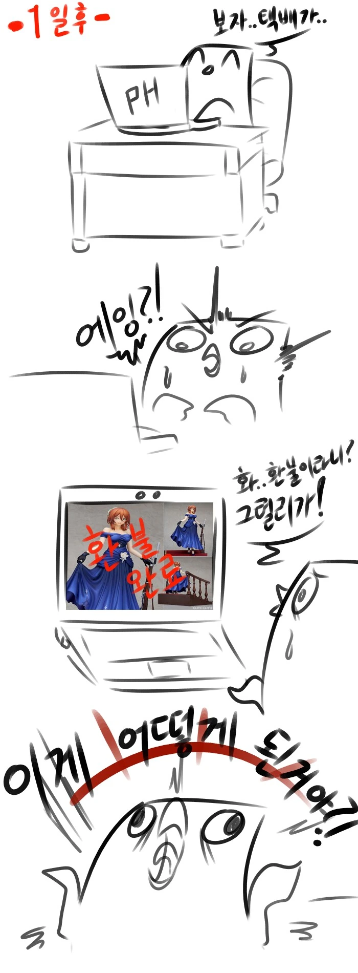 (소녀전선) 춘전이 피규어 만화 - 이미지 2