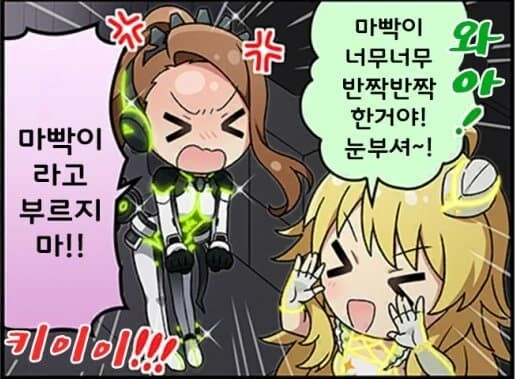 @)밀리 애니에서의 이오리 마빡 넓이