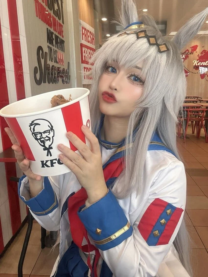[말딸] kfc와 오구리 코스프레 - 이미지 2