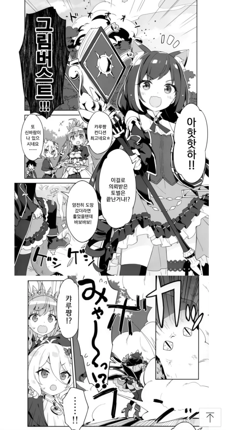 (프리코네)(ㅎㅂ) 미약먹고 ㅂㅈ난 캬루.manga