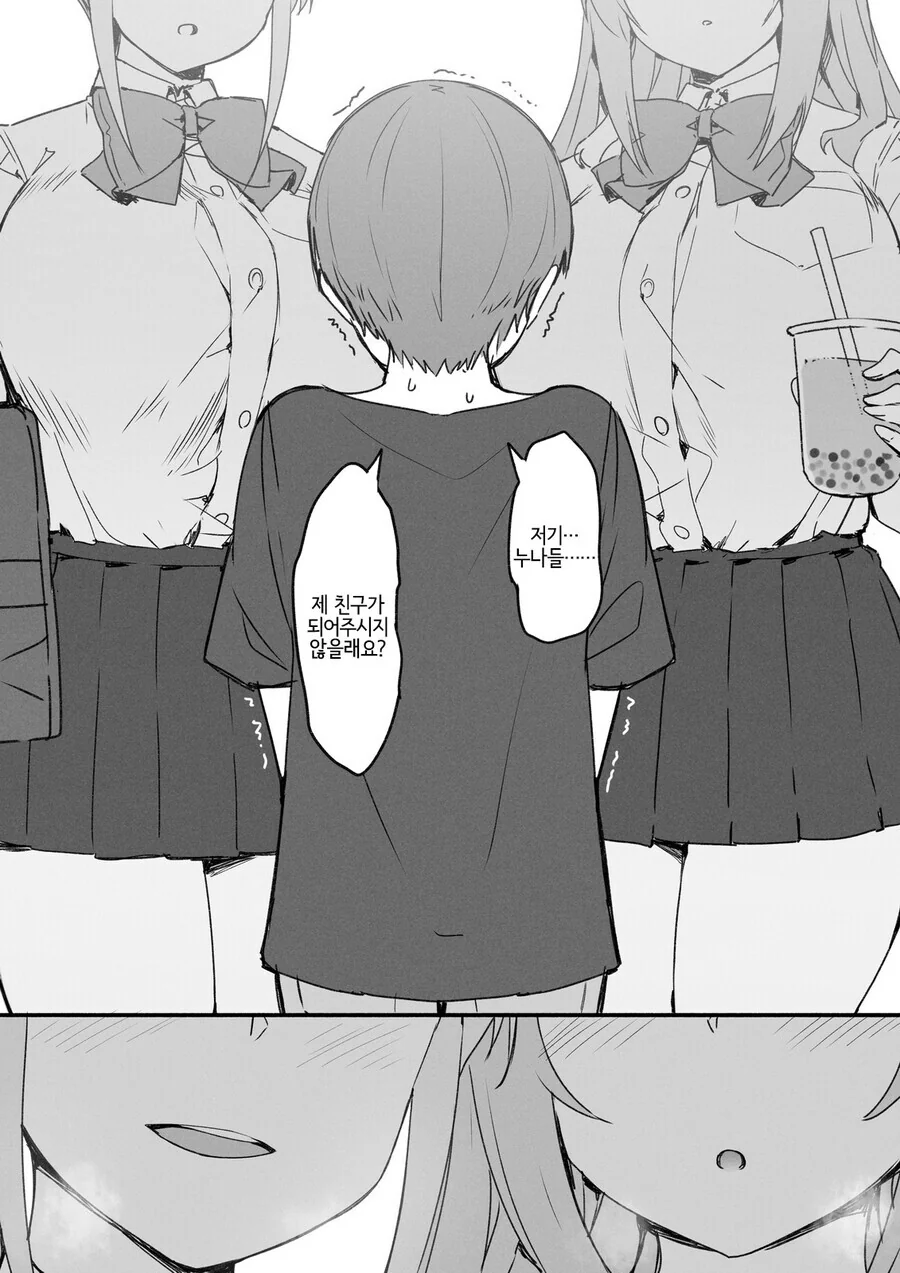 누나랑 비밀친구 하는 만화