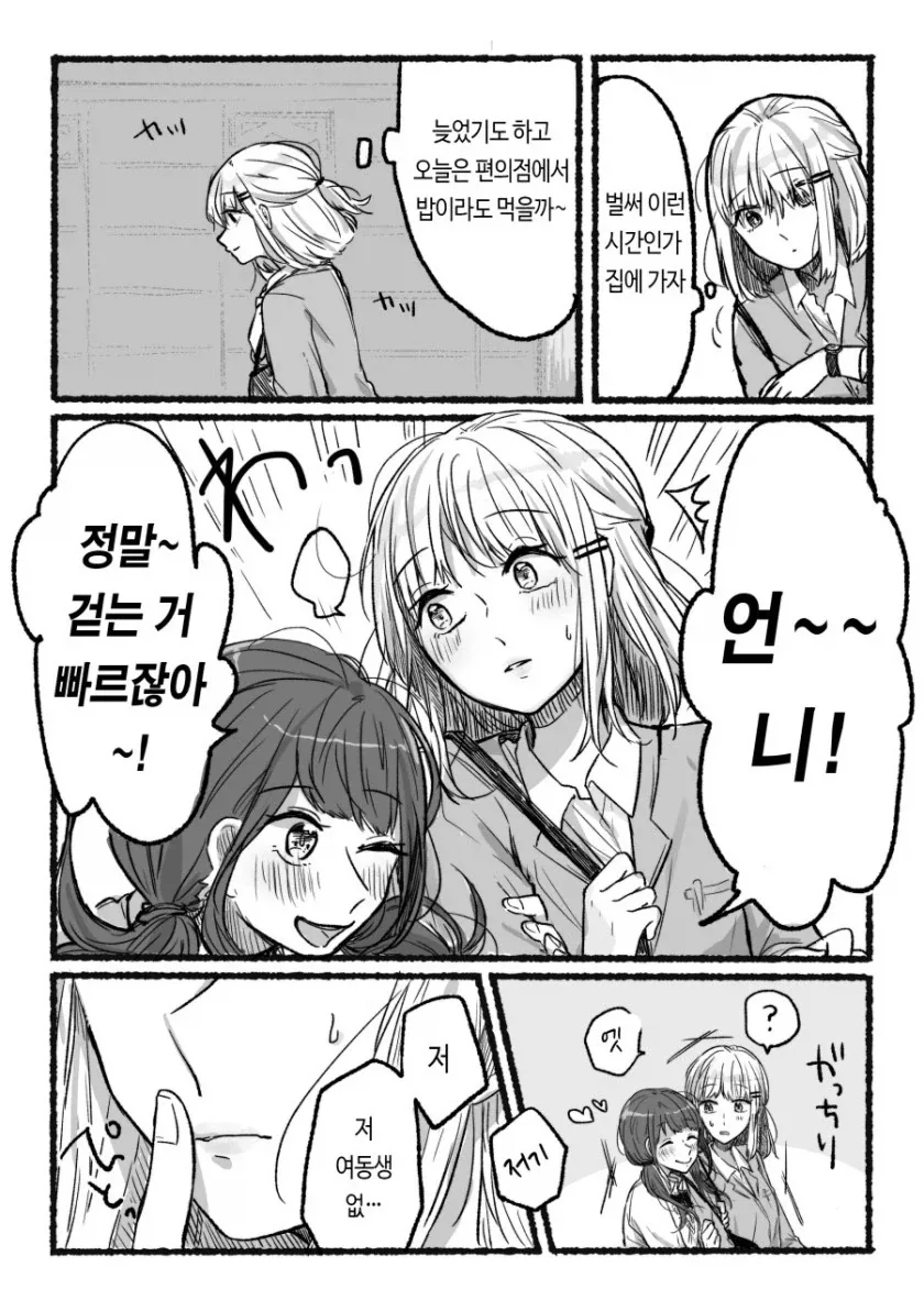 모르는 여자가 언니라고 부르는 만화.manga