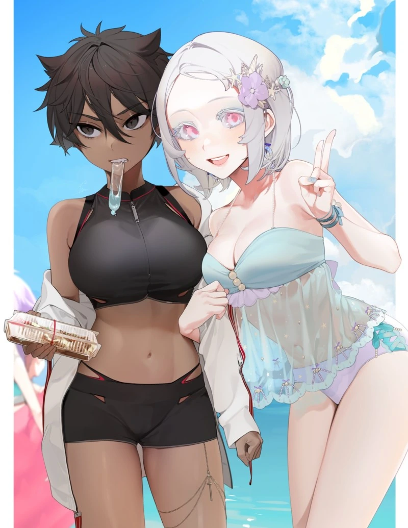 쮸쮸바 먹는 백합 여고생쟝.manga