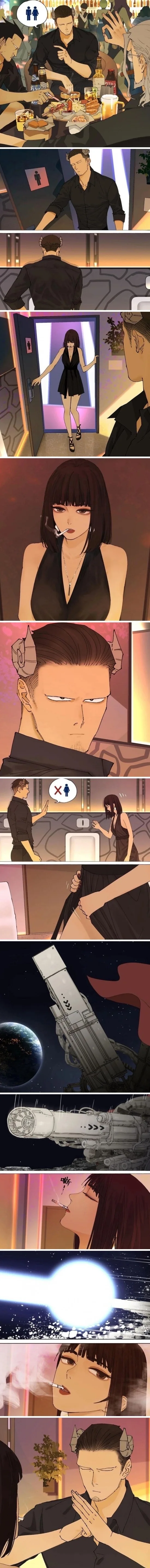 화장실에 여자가 들어오는 만화.manhwa