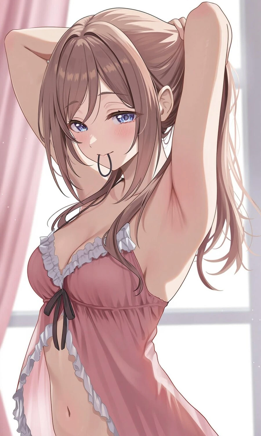@) 누나 맞으면 자러감