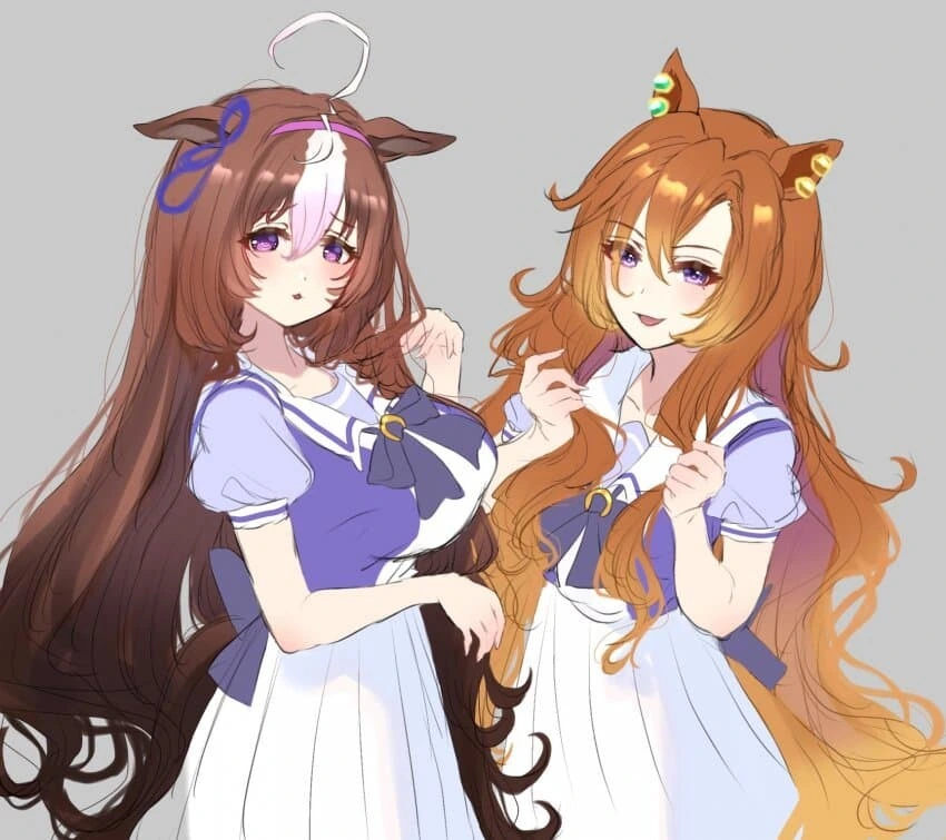 [말딸] 긴머리 도토&오ㅍㄹ오