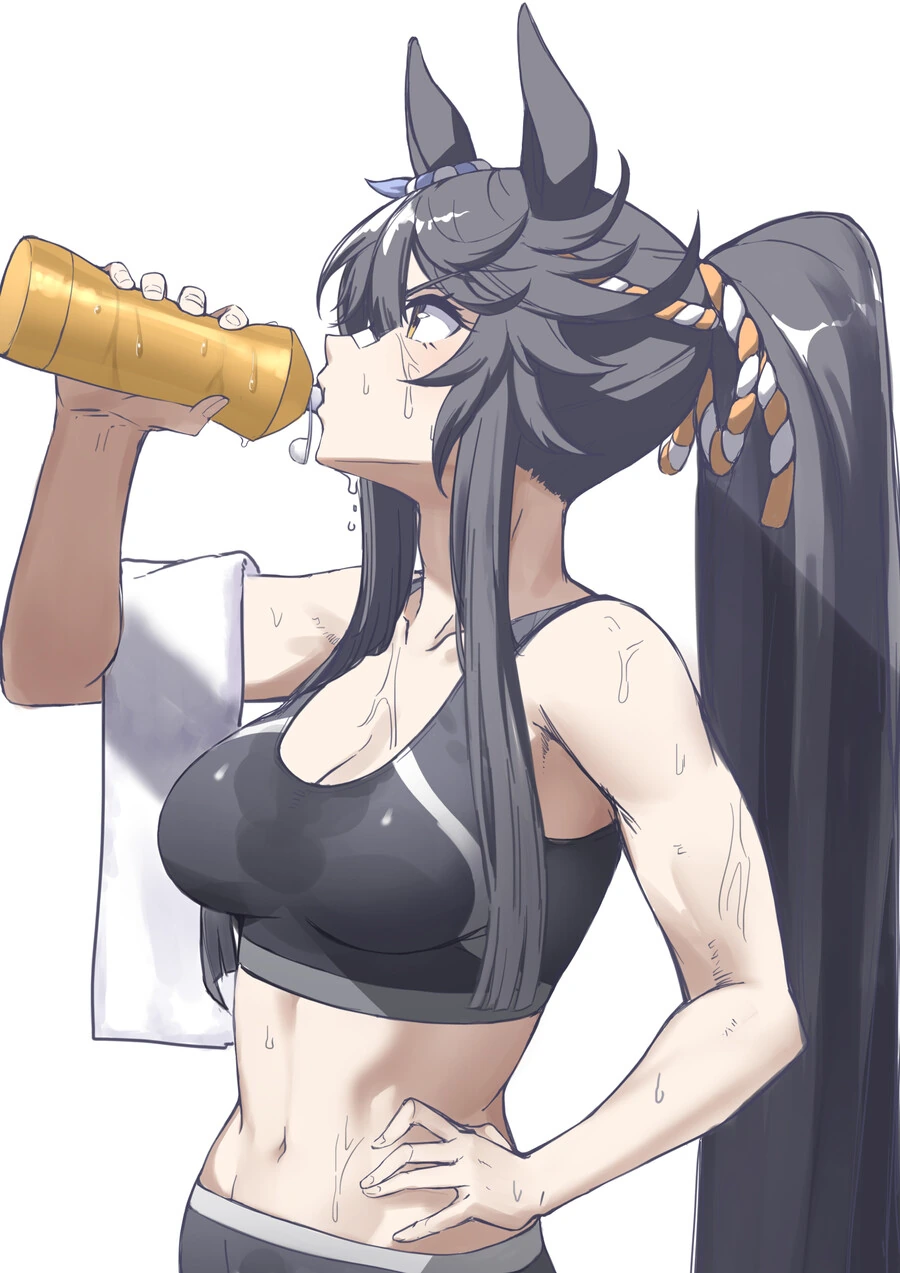 [말딸] 물 마시는 나리브