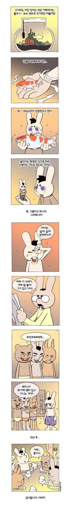 환경에 따라 크기의 차이가 나는 .manhwa